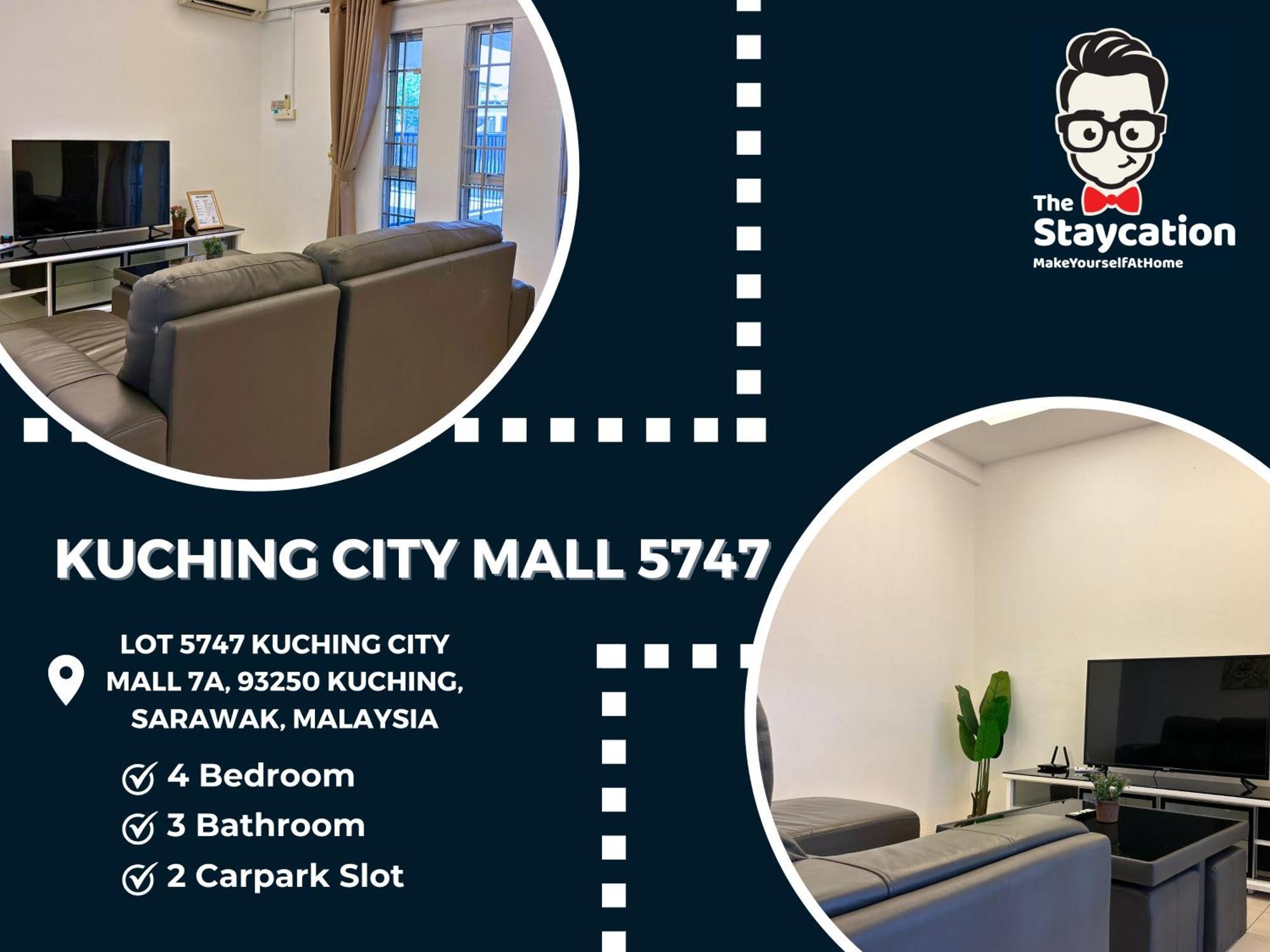 Staycation Homestay 15 Kch City Mall Landed House Kuching Exterior photo